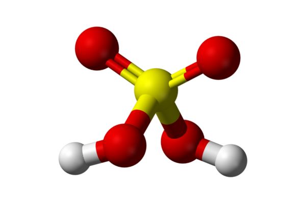 Mô hình phân tử H2SO4