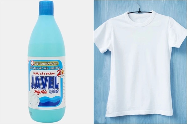 Javen tẩy trắng vết bẩn cho áo cực nhanh chóng