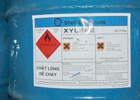 Dung môi pha sơn Xylene (C₆H₄(CH₃)₂)