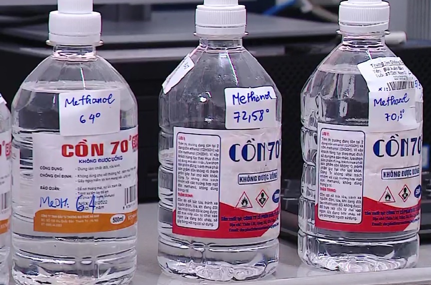 Cách phân biệt cồn công nghiệp và cồn y tế