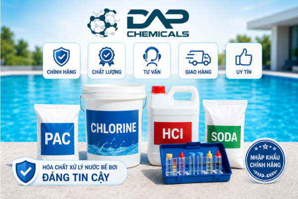 Địa chỉ mua hóa chất xử lý nước bể bơi bị nhiễm sắt uy tín, chất lượng