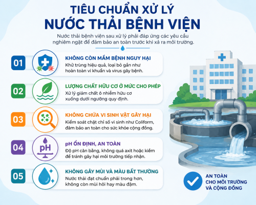 Tiêu chuẩn xử lý nước thải bệnh viện