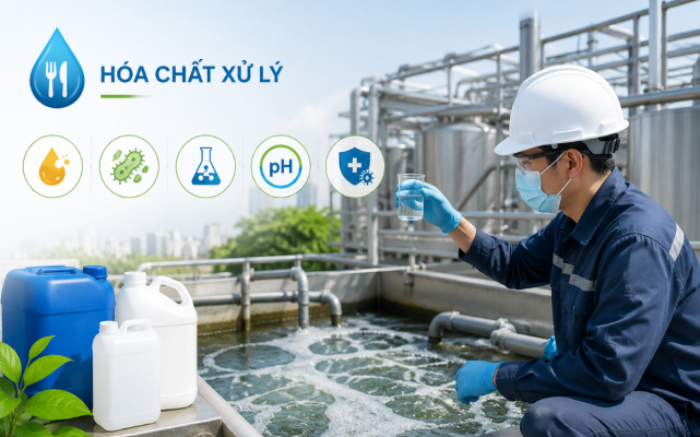 Cách lựa chọn hóa chất xử lý nước thải nhà hàng theo từng vấn đề thực tế