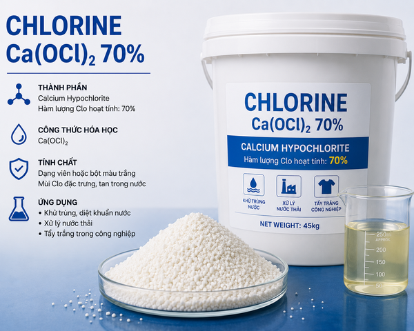 Chlorine Ca(OCl)₂ 70%
