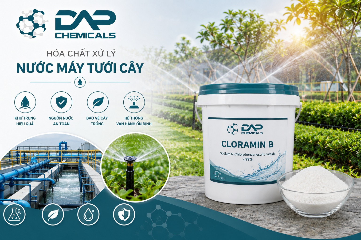 Địa chỉ mua hóa chất xử lý nước máy chất lượng