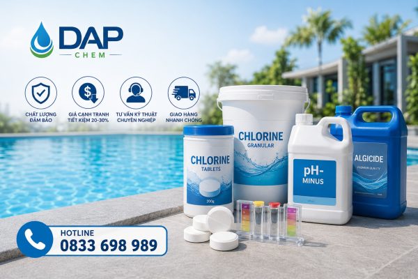 Đơn vị phân phối hóa chất hồ bơi tin cậy - DAP Chem