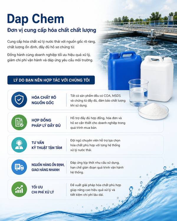 Dap Chem - Đơn vị cung cấp hóa chất chất lượng