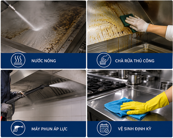 Một số phương pháp tẩy rửa khác