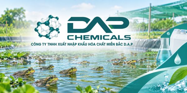 Lựa chọn giải pháp hóa chất xử lý nước thải nuôi ếch toàn diện từ DAP Chem