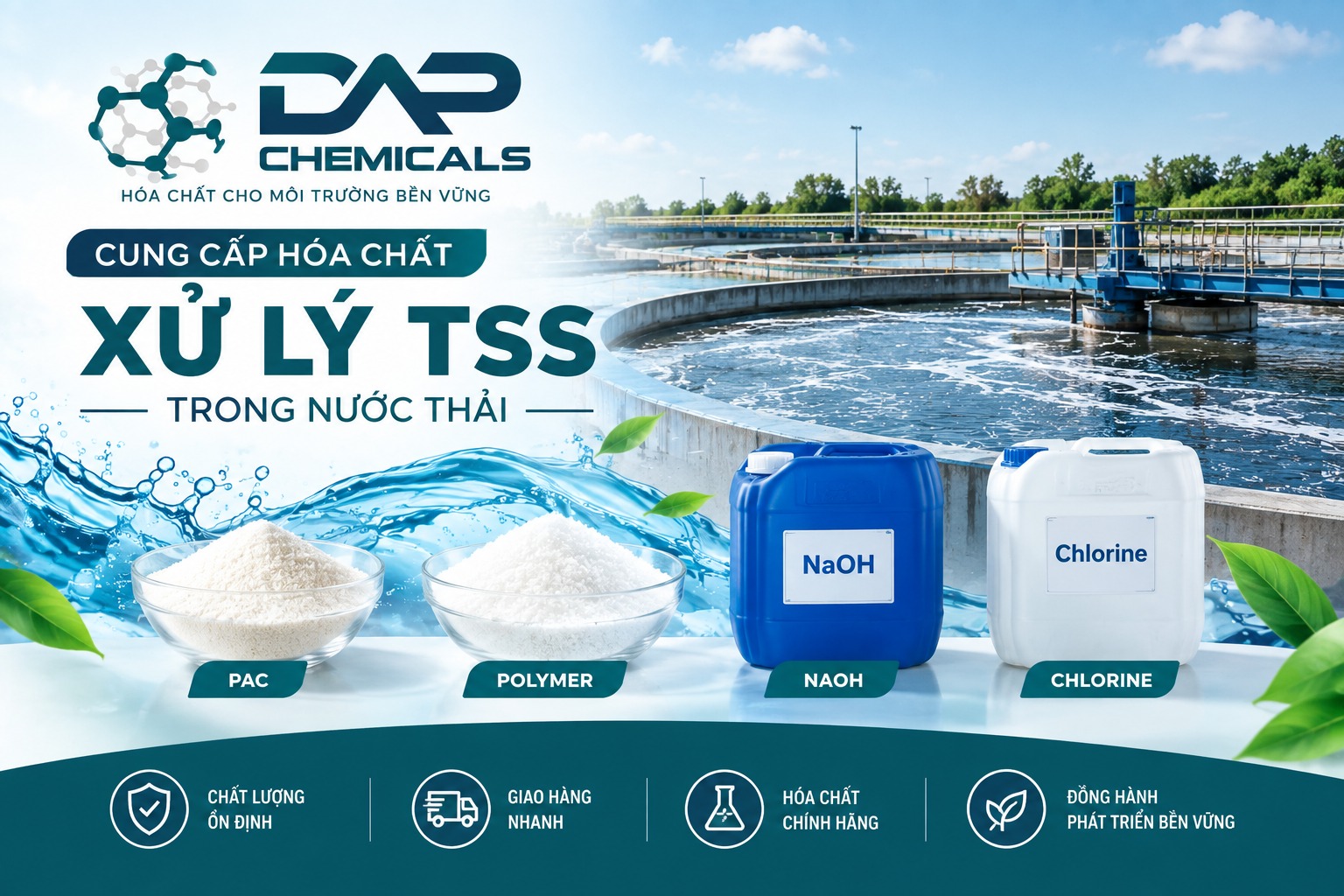 Mua hóa chất xử lý TSS ở đâu uy tín, chính hãng?